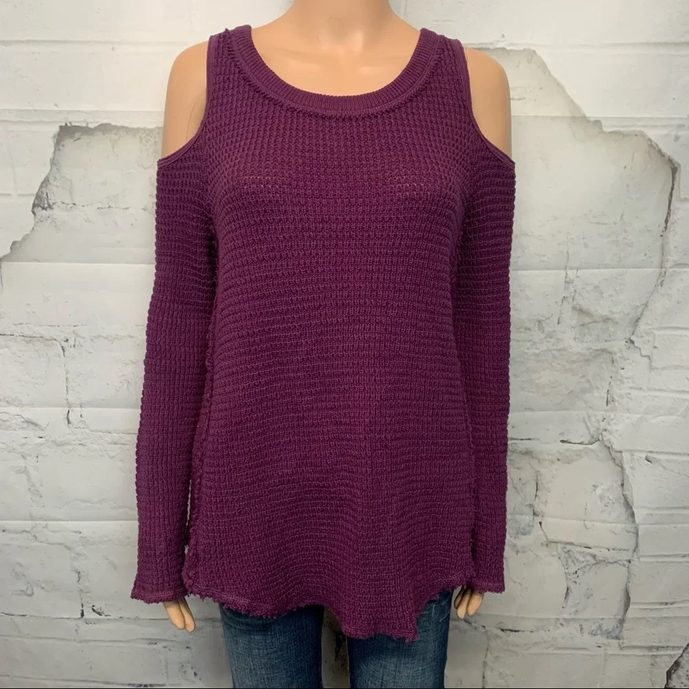 Free People Sunrise Pullover Sweater With Cutouts - Picture 5 of 10